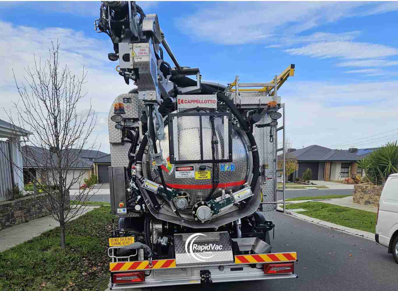 vac trucks available for hire, specializing in pit cleaning, drain cleaning, and hydro excavation by Rapid Vac Trucks Brisbane